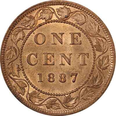 Canadian 1887 Large Cent Value