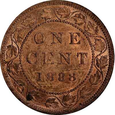Canadian 1888 Large Cent Value