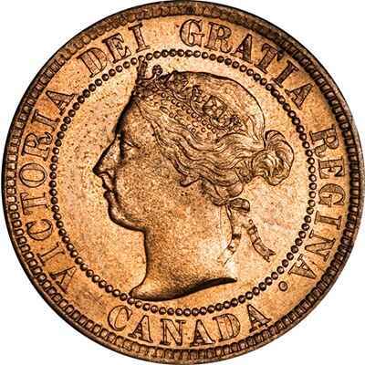 Canadian Canadian 1893 Large Cent Value