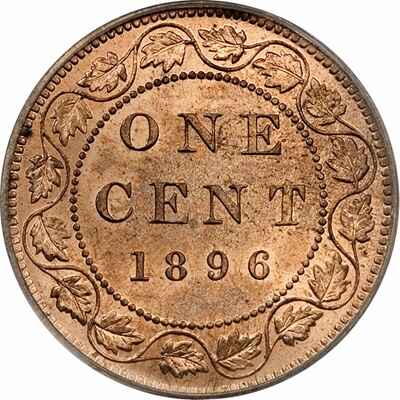 Canadian 1896 Large Cent Value