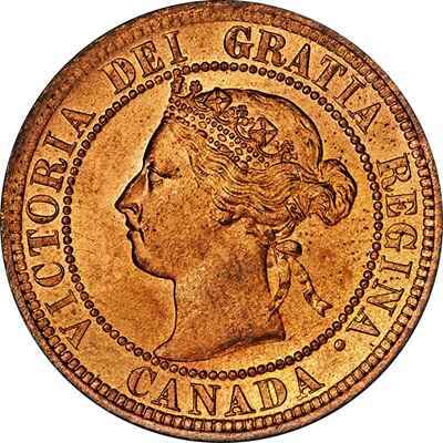 Canadian Canadian 1897 Large Cent Value