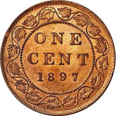 Canadian 1897 Large Cent Value