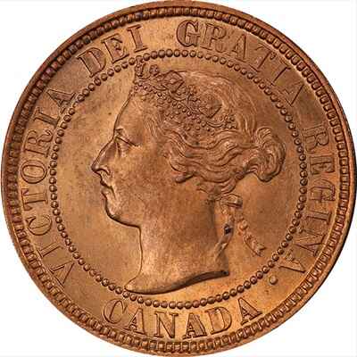 Canadian Canadian 1898 Large Cent Value