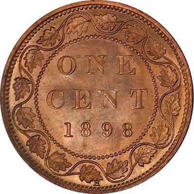 Canadian 1898 Large Cent Value