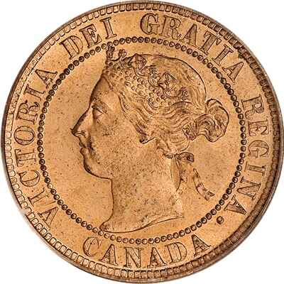 Canadian Canadian 1899 Large Cent Value