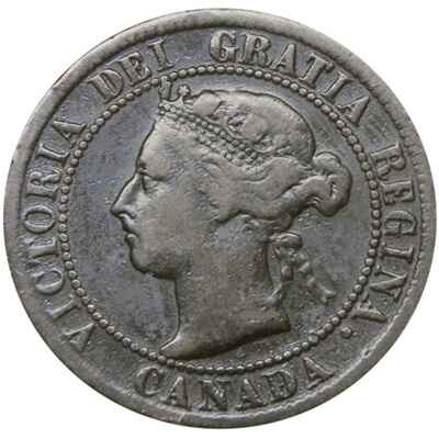 Canadian Canadian 1901 Large Cent Value