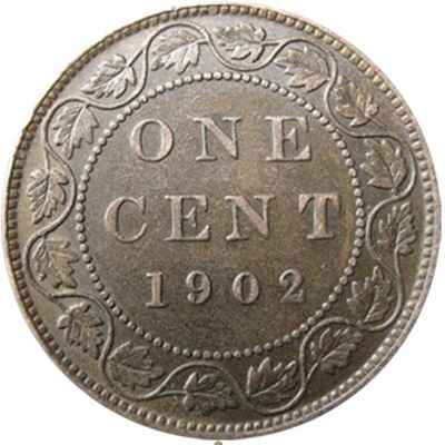 Canadian 1902 Large Cent Value