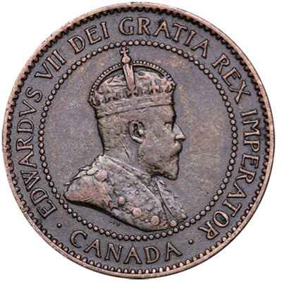 Canadian Canadian 1903 Large Cent Value