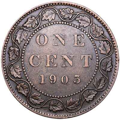 Canadian 1903 Large Cent Value