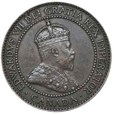 Canadian Canadian 1909 Large Cent Value