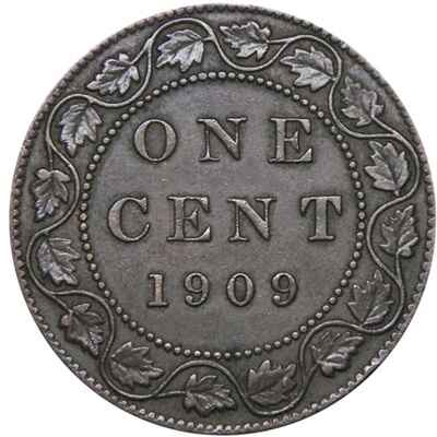 Canadian 1909 Large Cent Value