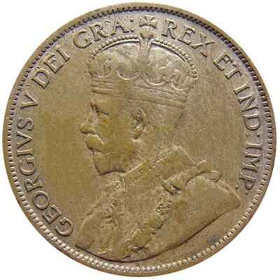 Canadian Canadian 1914 Large Cent Value