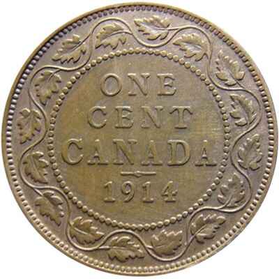 Canadian 1914 Large Cent Value