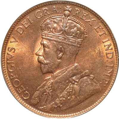 Canadian Canadian 1916 Large Cent Value