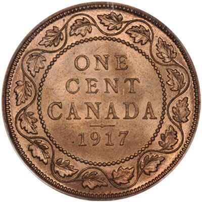 Canadian 1917 Large Cent Value