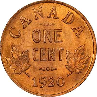 Canadian 1920 Large Cent Value