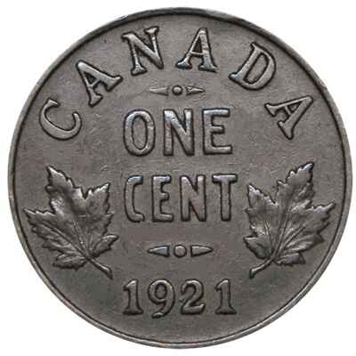 Canadian 1921 Small Cent Value