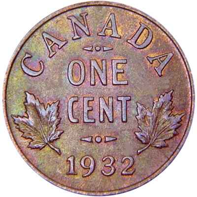Canadian 1932 Small Cent Value