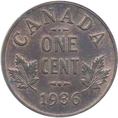 Canadian 1936 Small Cent Value