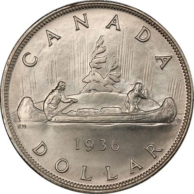 Canadian 1935 One Dollar Value