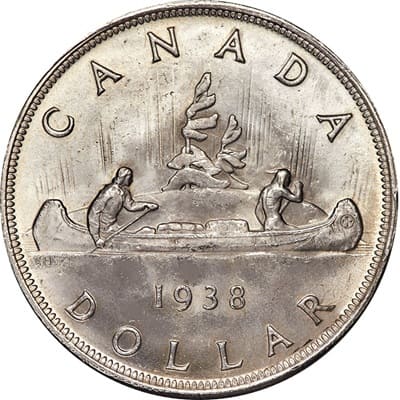 Canadian 1938 One Dollar Value