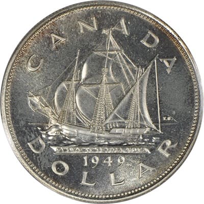 Canadian 1949 One Dollar Value