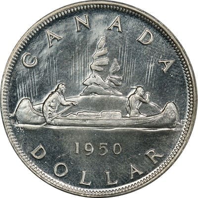 Canadian 1950 One Dollar Value