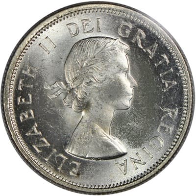 Canadian Canadian 1957 One Dollar Value