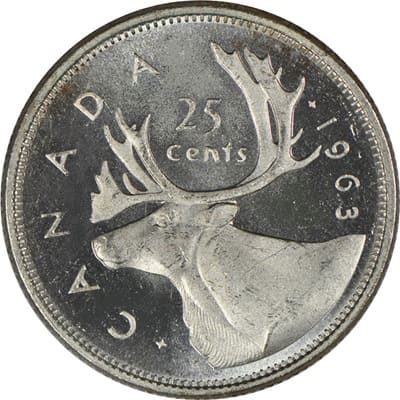 Canadian 1963 One Dollar Value