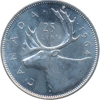 Canadian 1964 One Dollar Value