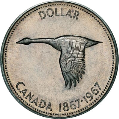 Canadian 1967 One Dollar Value