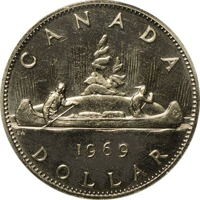 Canadian 1969 One Dollar Value
