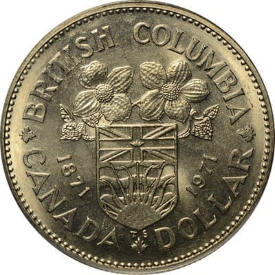 Canadian 1971 One Dollar Value