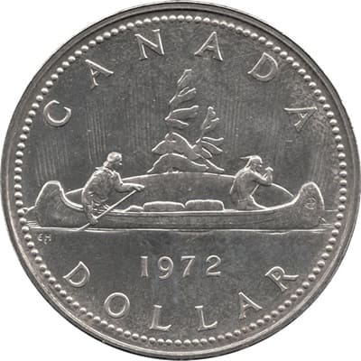 Canadian 1972 One Dollar Value