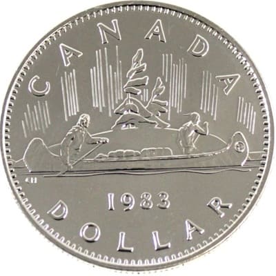 Canadian 1983 One Dollar Value