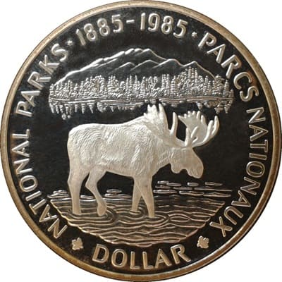 Canadian 1985 One Dollar Value