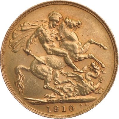 Canadian 1910 Gold Sovereign Value