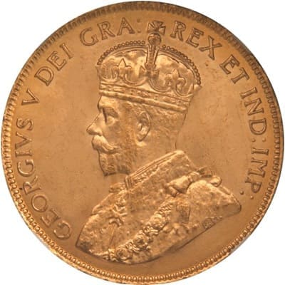 Canadian Canadian 1913 Gold Sovereign Value