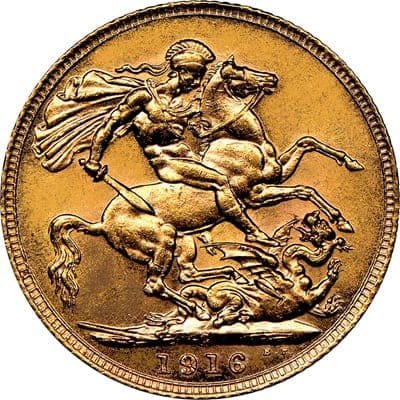 Canadian 1916 Gold Sovereign Value