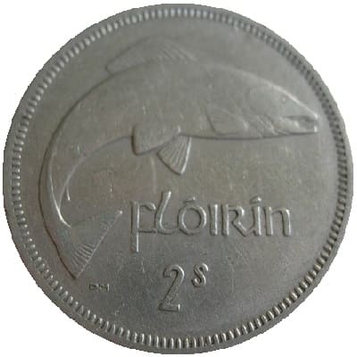 Irish Florin Value - Silver 2 Shilling Value