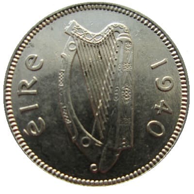 Eire 1940 Threepence