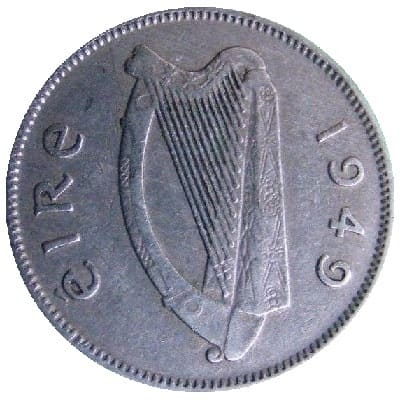 Eire 1949 Threepence