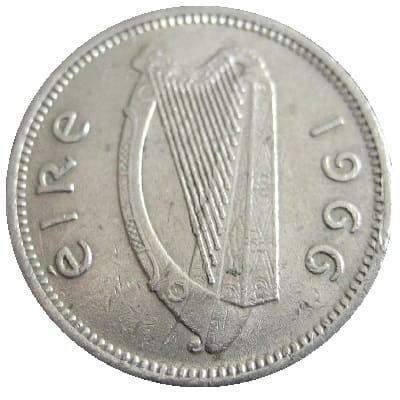 Eire 1966 Threepence