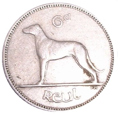 Irish 1939 Sixpence Value