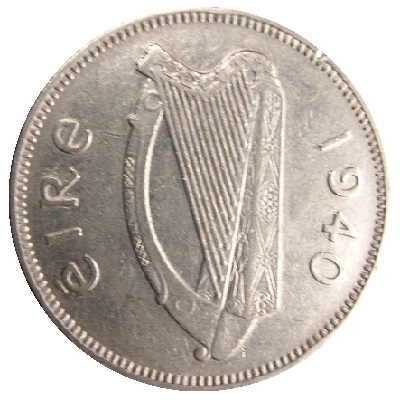 Eire 1940 Sixpence