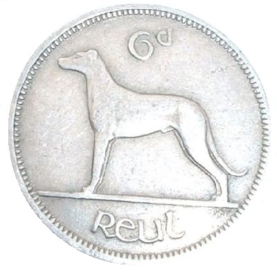 Irish 1946 Sixpence Value