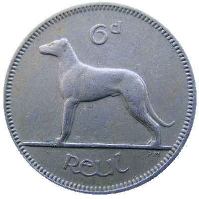 Irish 1947 Sixpence Value