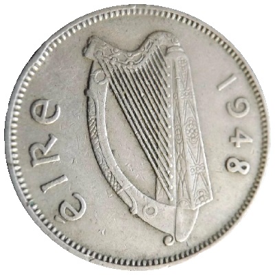 Eire 1948 Sixpence