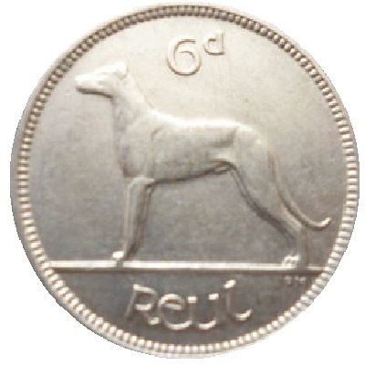 Irish 1948 Sixpence Value