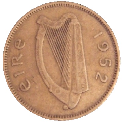 Eire 1952 Sixpence